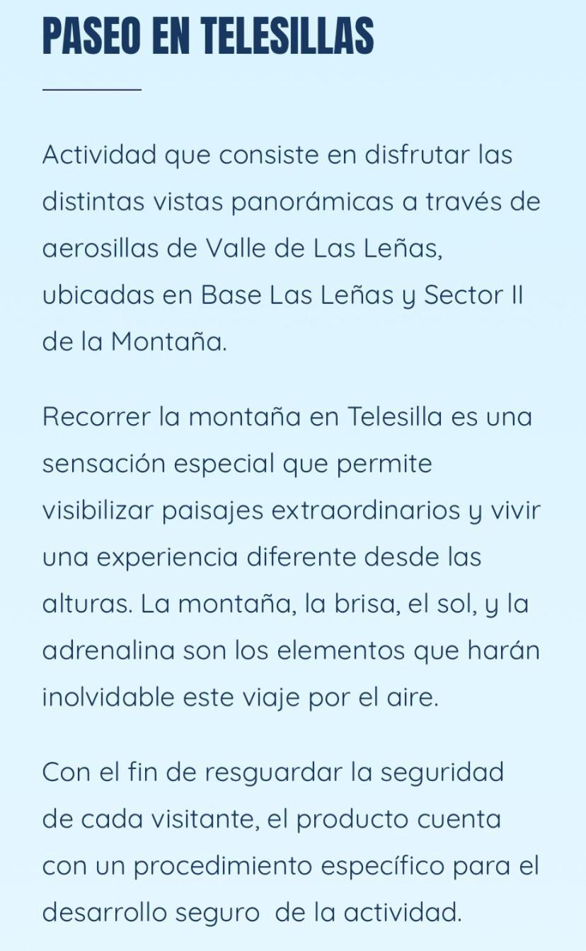 Departamento Dentro Del Centro De Sky Valle De Las Lenas, Edificio Esparta Kültér fotó
